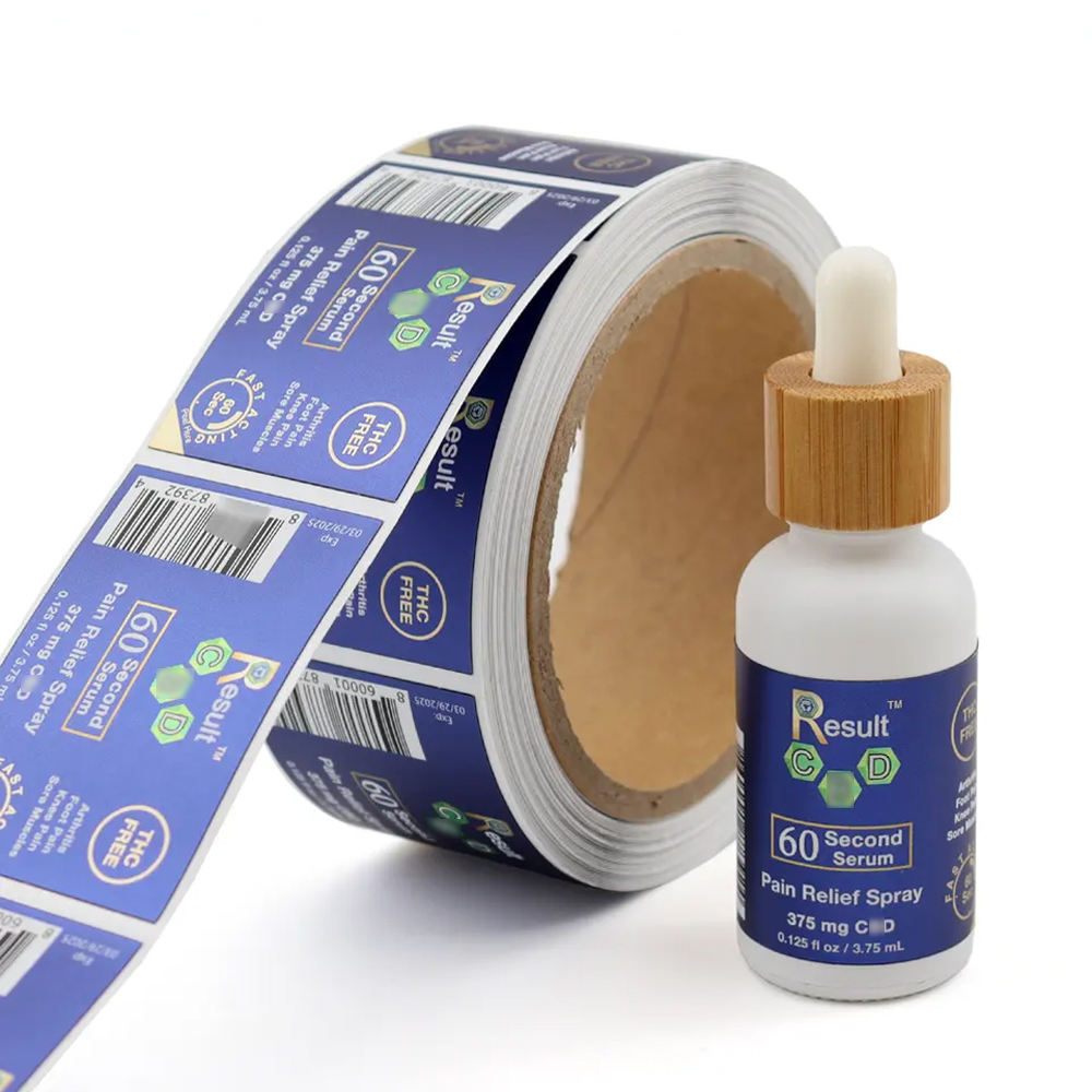 10Ml 20Ml 30Ml Essential Oil Bottle Label With Roll Adhesive