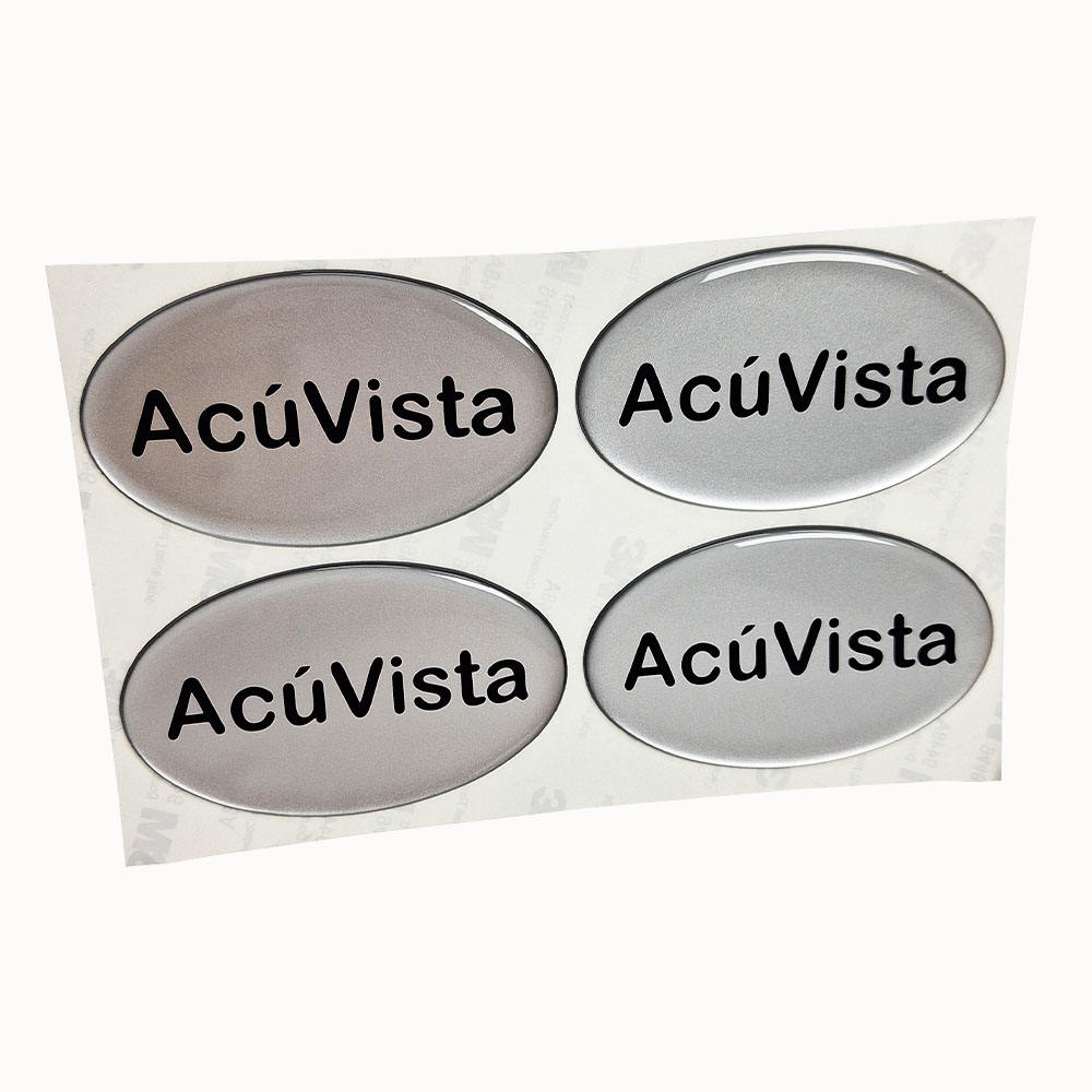 3D epoxidová nálepka Vlastné logo Dome Label Resin Crystal