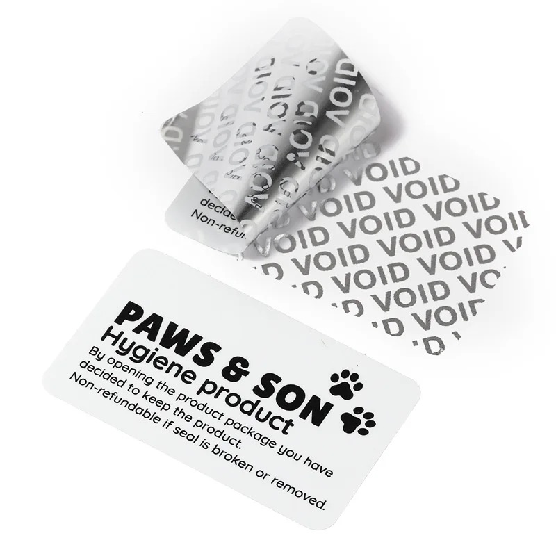 Custom Tamper Evident Void Sticker Anti-Counterfeiting Label