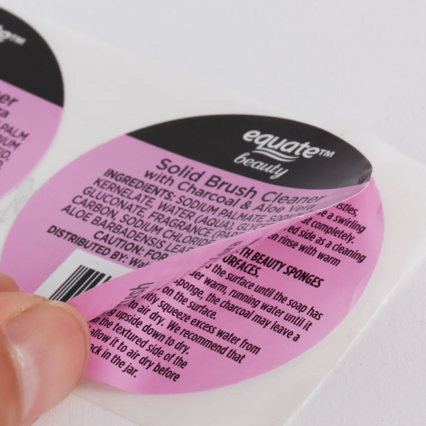 etiquetas de doble cara